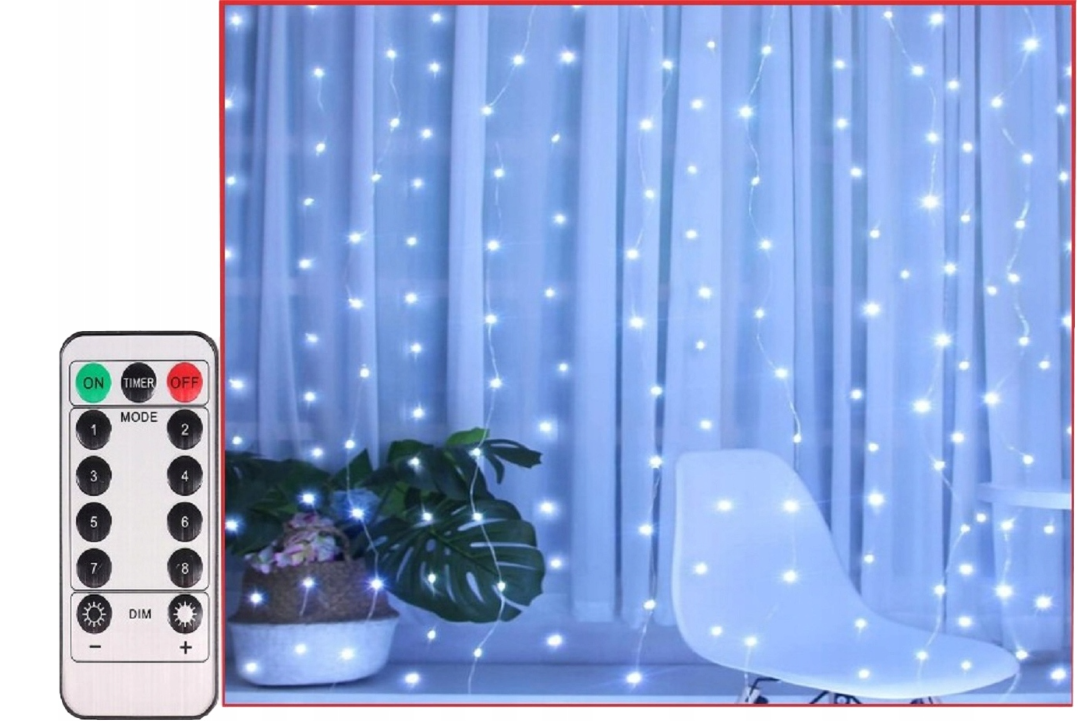 LED lempučių užuolaida