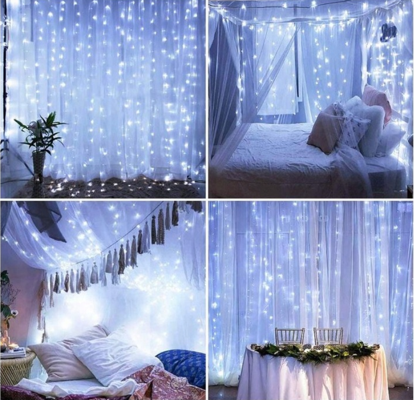 LED lempučių užuolaida