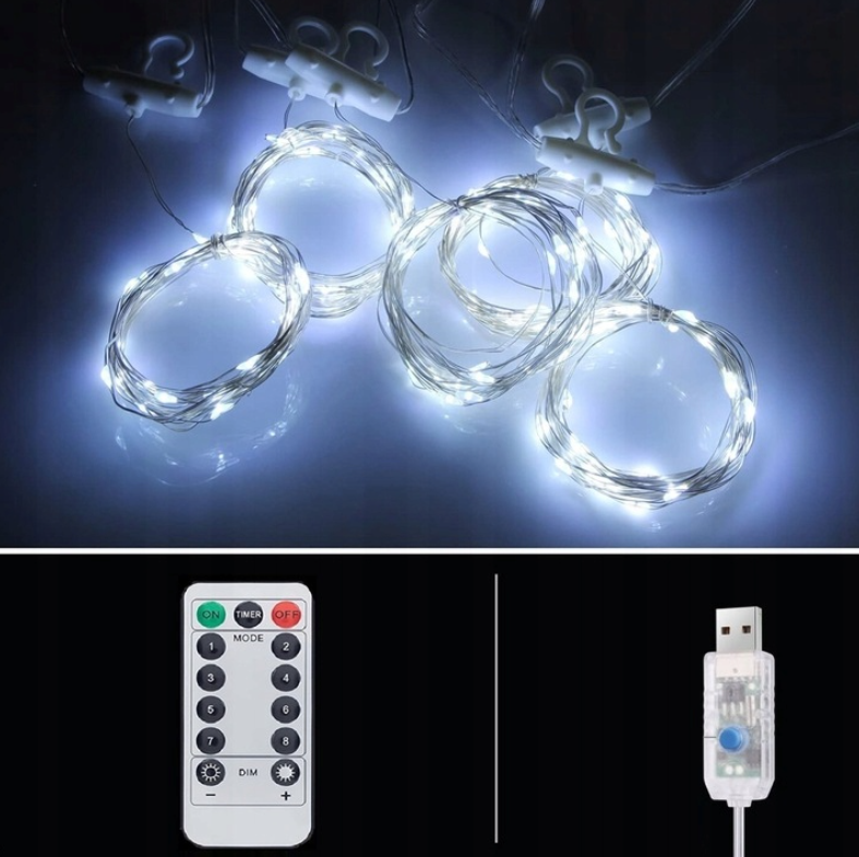 LED lempučių užuolaida