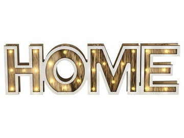 DEKORATYVINIS ŠVIESTUVAS HOME SU LED APŠVIETIMU