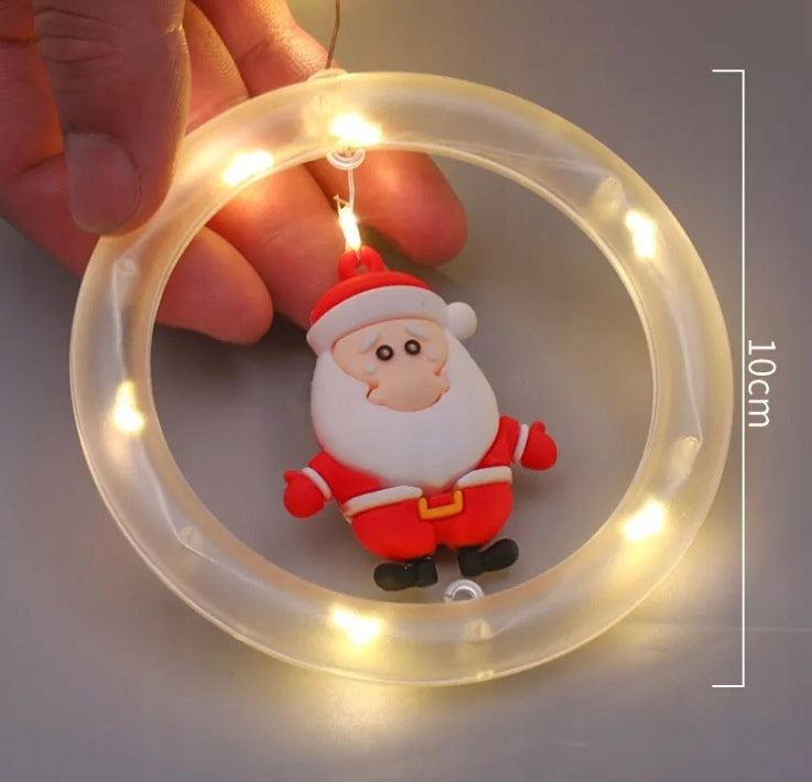 Led užuolaidinės lemputės su figūrėlėmis