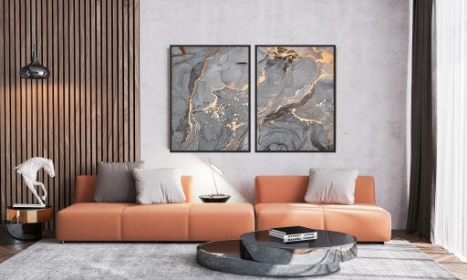 Sienos paveikslas 50x70 "tamsus marmuras"