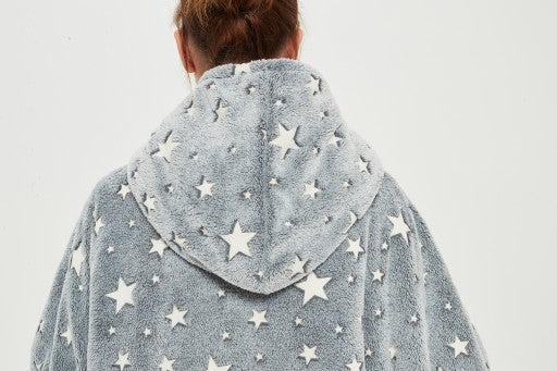 Pledas - megztinis | žvaigždutės | 126cm
